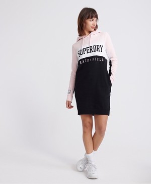 Superdry Track And Field Sweat Női Ruhák Fekete | CYZTX7189